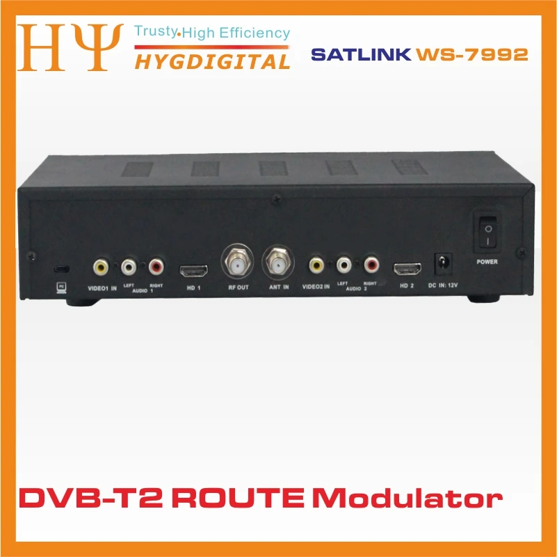 Original Satlink WS-7992 Modulator 7992 SATLINK 2 channel HD DVB-T RF / AV | Электроника