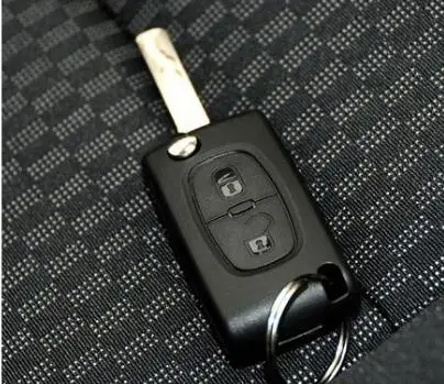 Силиконовый чехол для автомобильного ключа комплект fob держатель Peugeot 206 208 207 3008 308