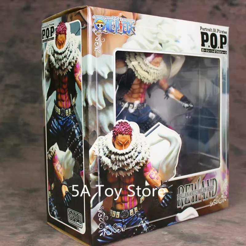 

Anime One Piece Portrait Of Pirates Dessert Three Star Charlotte Katakuri Rewand Ver PVC Action Figure Collection Model Toys