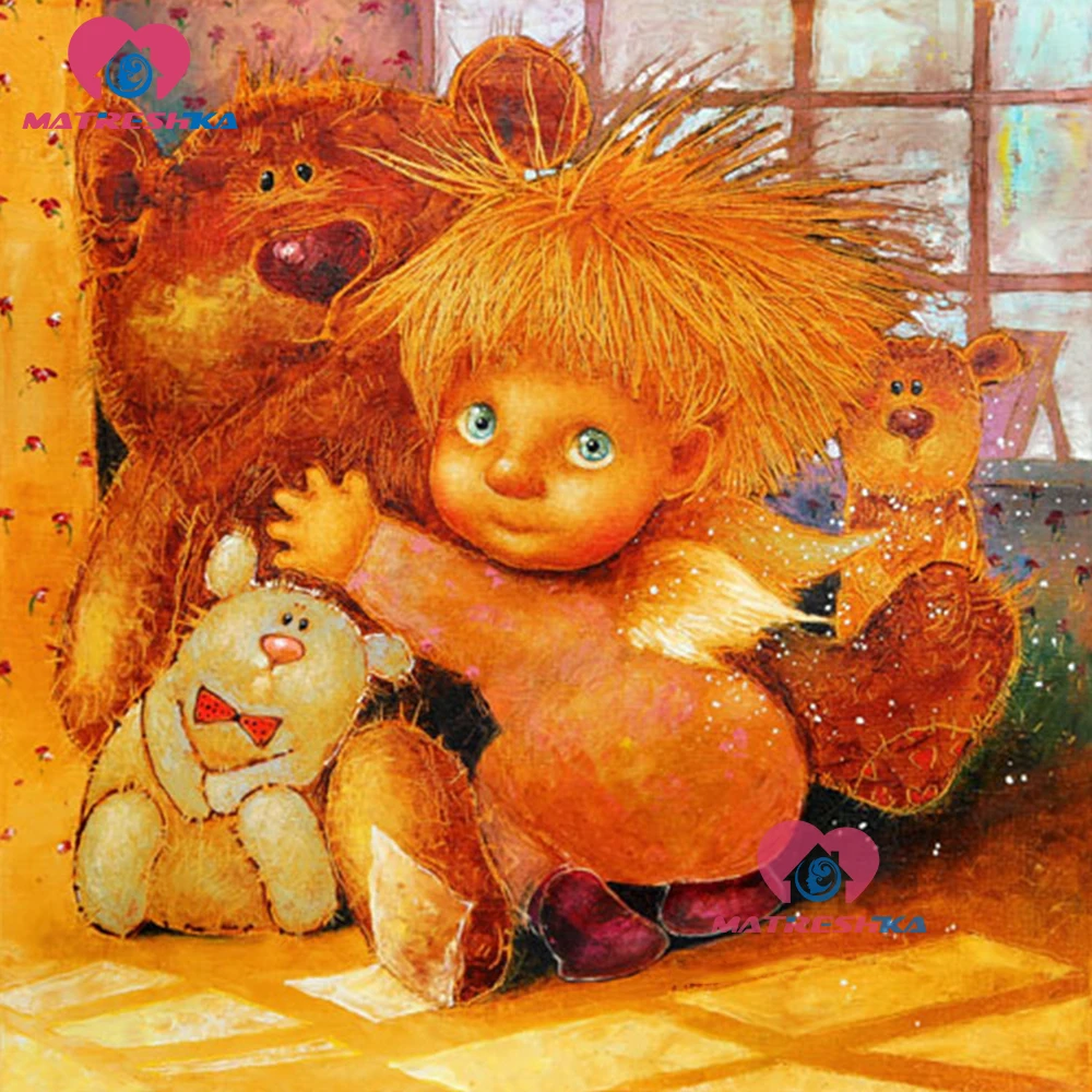 5d алмазная живопись новые поступления вышитый бриллиантами Ангел Алмазная