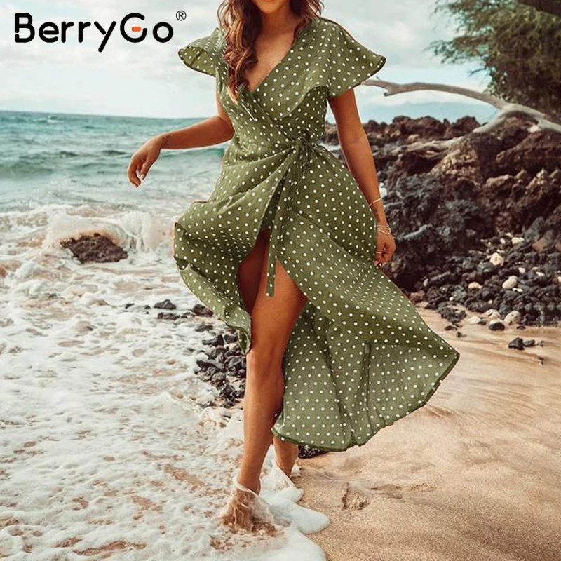 Simplee в винтажном стиле горошек с принтом шифоновое платье женское элегантное