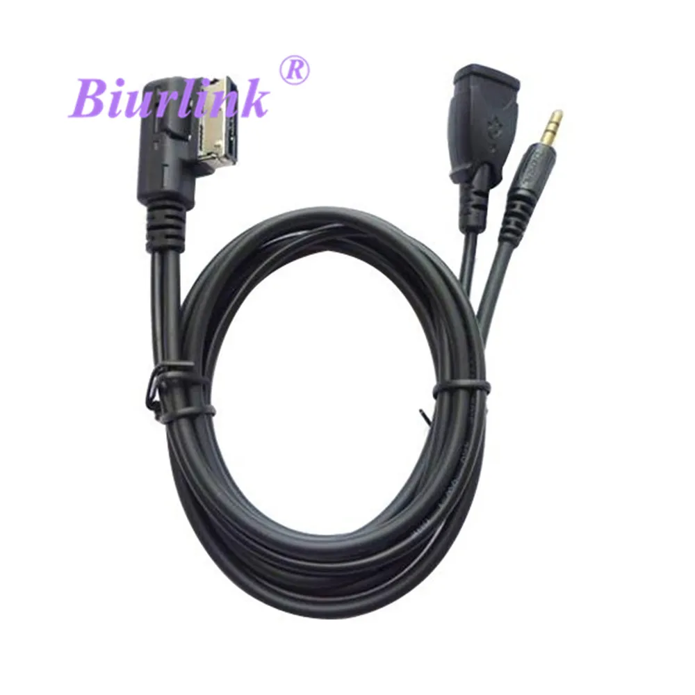 

Biurlink Media AUX USB Audio Input Cable Adapter for Benz