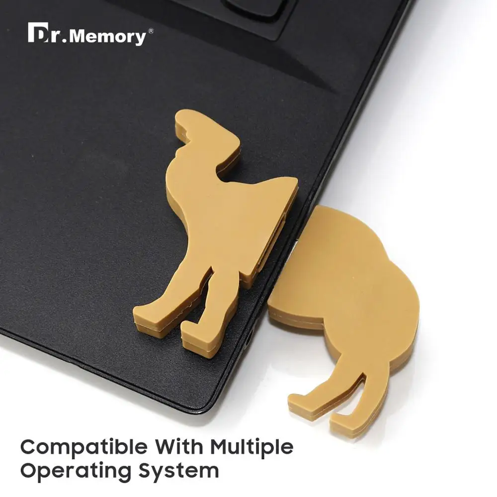 Dr. Память прекрасные верблюда Usb памяти стильная футболка с изображением
