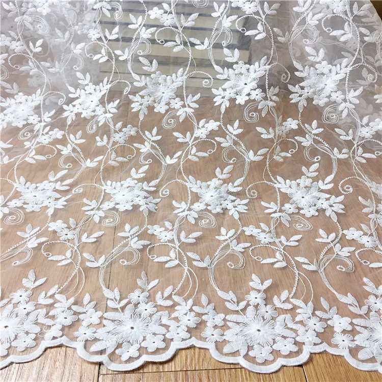 Белая органза растворимый жаккардовый тюль кружевная ткань сделай сам свадебное