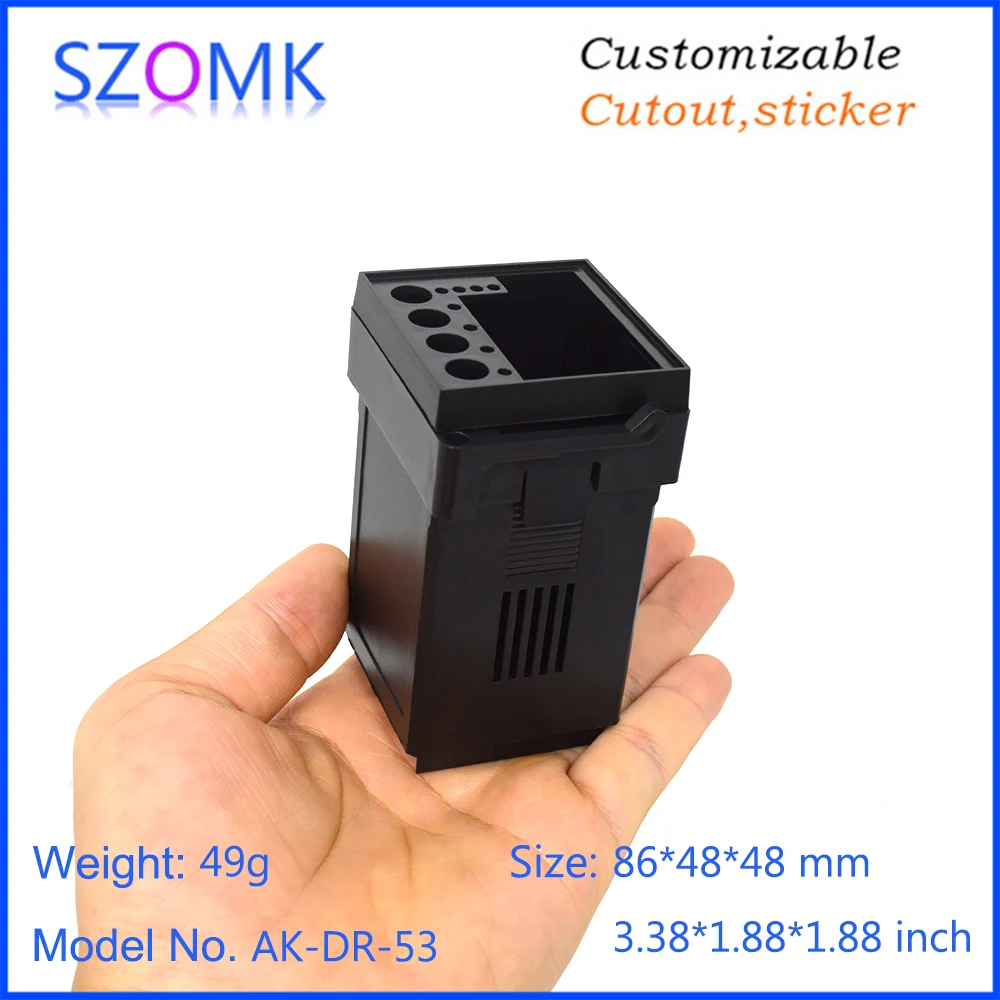 Фото 1 piece 86*48*48mm szomk hot sales small plastic temperature control time relay instrument enclosure for electronic LED display 1 piece 86*48*48mm szomk hot sales small plastic temperature control time relay instrument enclosure for electronic LED display