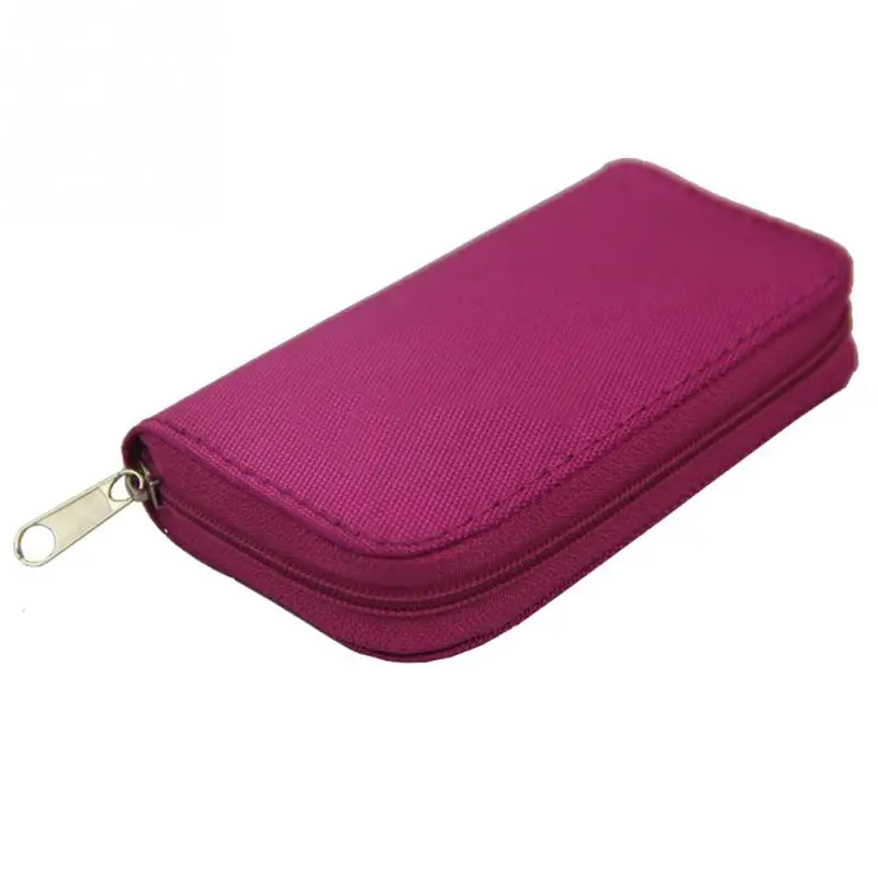 Нейлоновый 22 отделения для карт сумка памяти SD SDHC MMC CF Micro держатель хранения