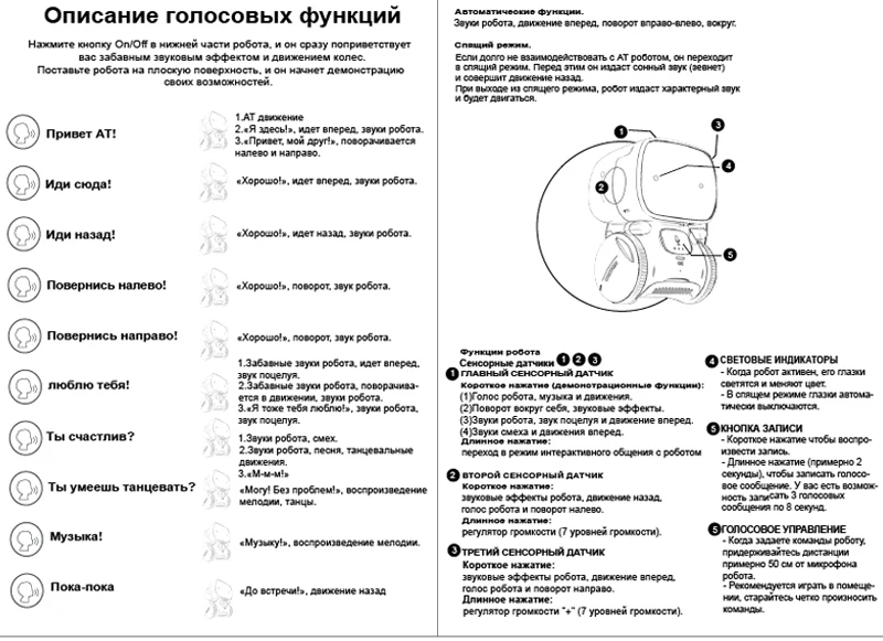 Игрушечный робот, интеллектуальные роботы, русская и английская и Испанская версия, голосовые и сенсорные управляемые игрушки, Интерактивный Обучающий радиоуправляемый робот