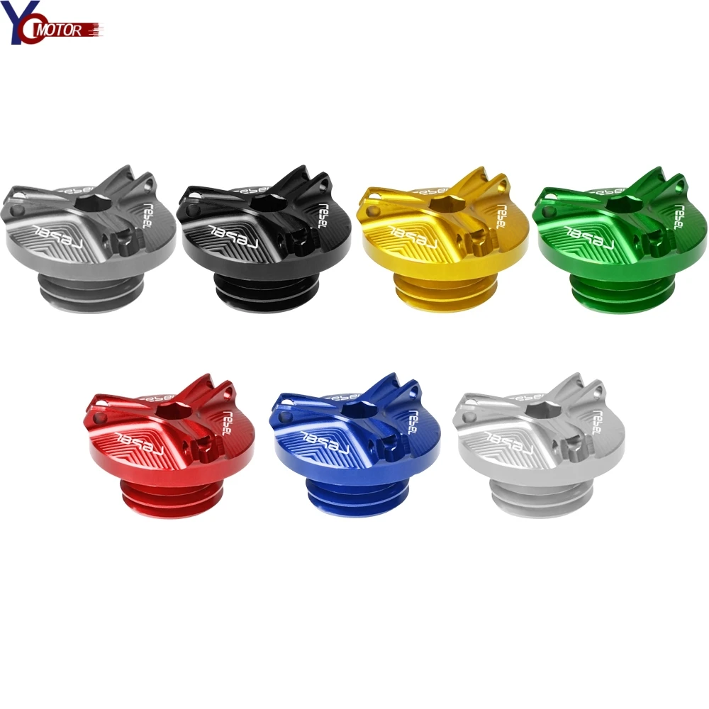Новый алюминиевый Motprbike моторный масляный колпачок для Honda CMX 500/300 CMX500/300 Rebel 2017
