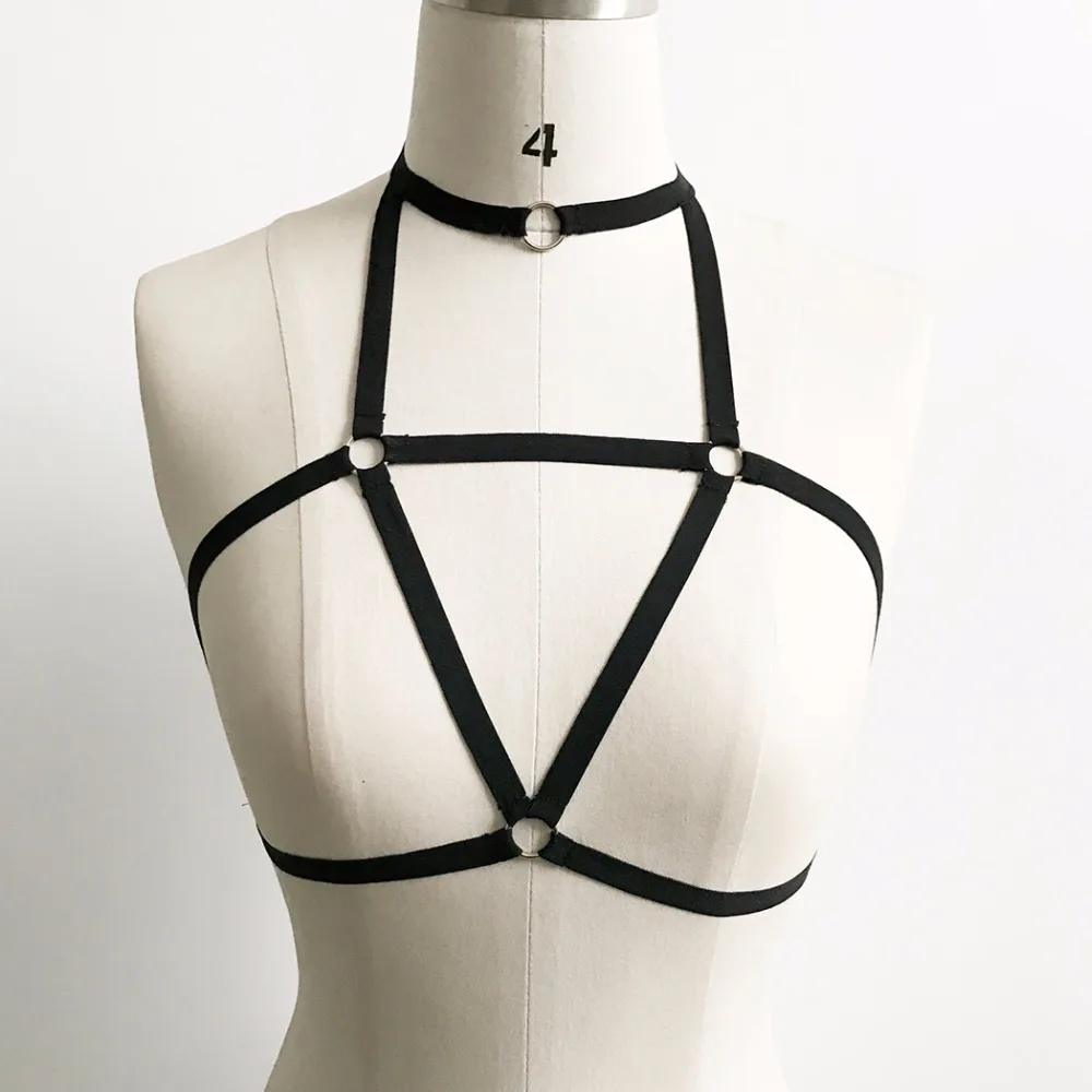 2018 пикантные Для женщин пастельный готический Фетиш подвязки с ремешками и