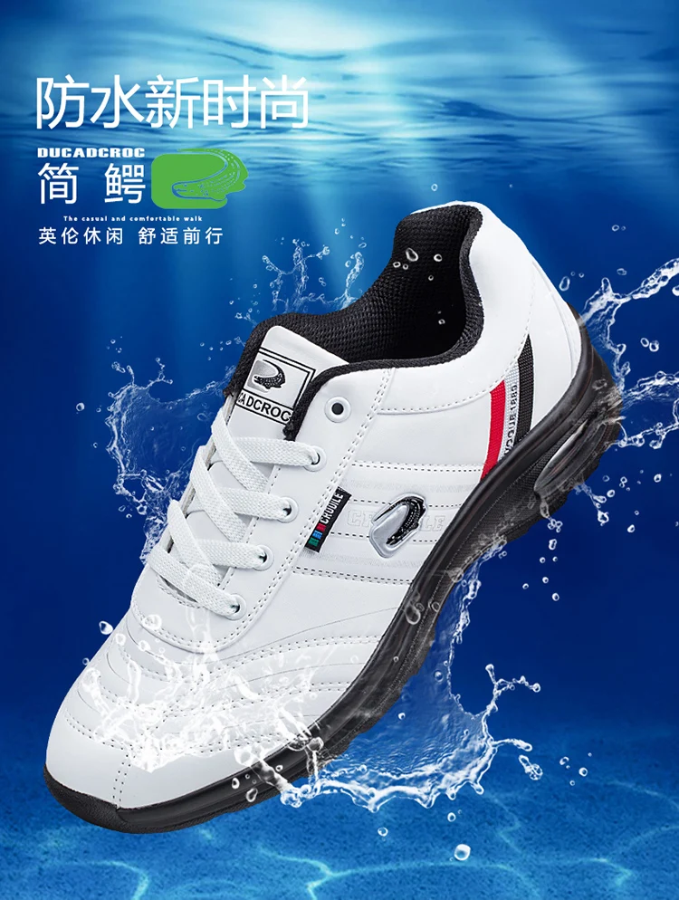 Golf Shoes Men's Waterproof Nailless GOLF Shoes Tendon Bottom Lightweight Wear-resistant Breathable Zapatos De Golf Large 45 46