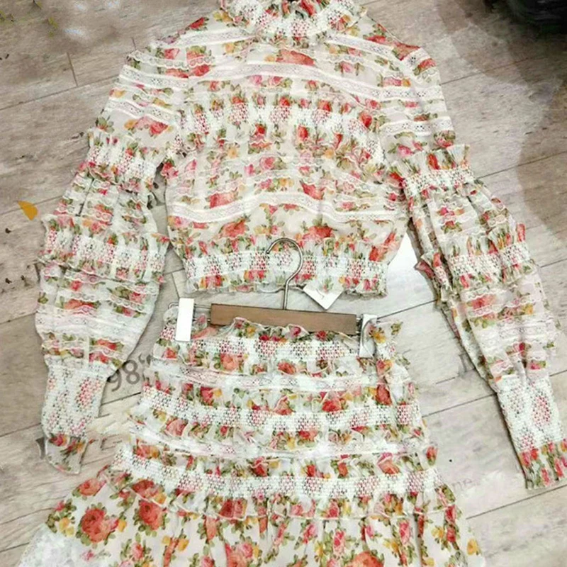 Летние женские комплекты из 2 предметов рубашки с длинными рукавами и рюшами