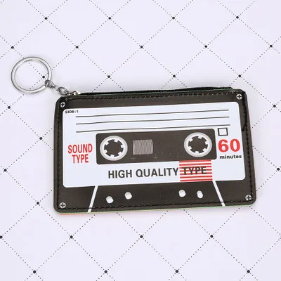 new tape Модный кожаный кошелек для монет для детей, креативный мультяшный клатч, кошелек, ТВ, губы, форма короны, маленькая сумочка, мини carteras, хранение кошелек - Цвет: new tape