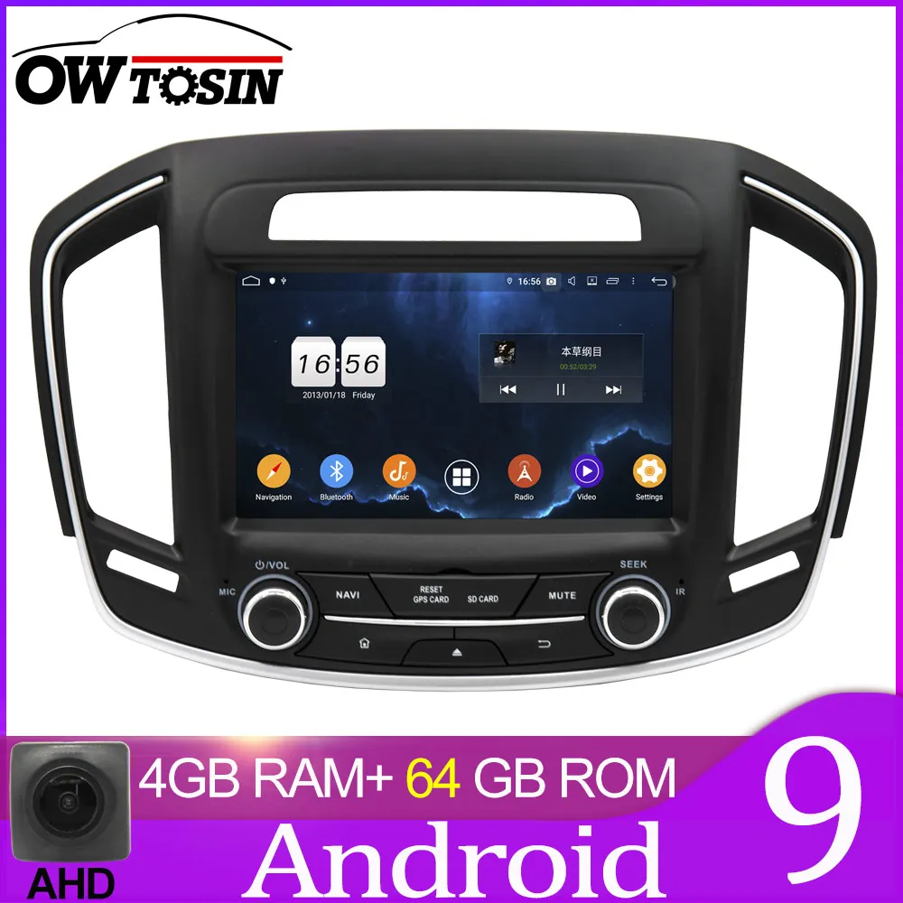64GB unit only Owtosin Восьмиядерный Android 9,0 Автомобильный DVD Радио для Buick Regal Vauxhall Insignia/Opel Insignia Автомобильный gps навигатор - Цвет: 64GB unit only