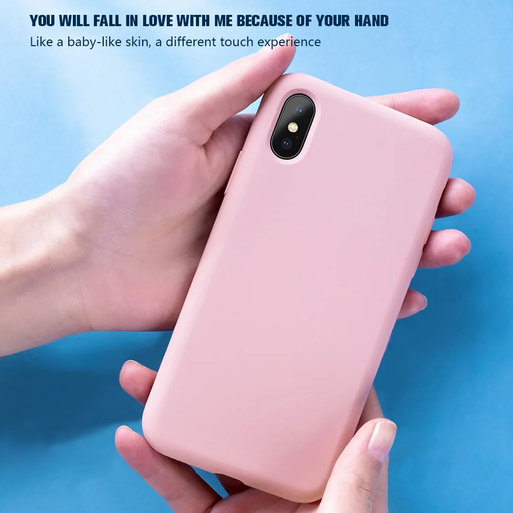Чехол для телефона для iPhone 7 чехол силиконовый чехол для iPhone 11 Pro XS Max чехол для iPhone 7 8 6 6S Plus X XR 8plus Coque
