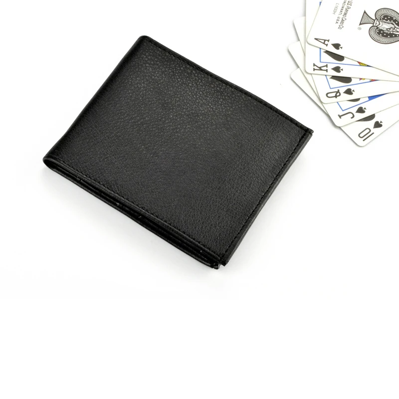 

Card into Wallet Professional Magician Magic Tricks Props Toys Street Close up