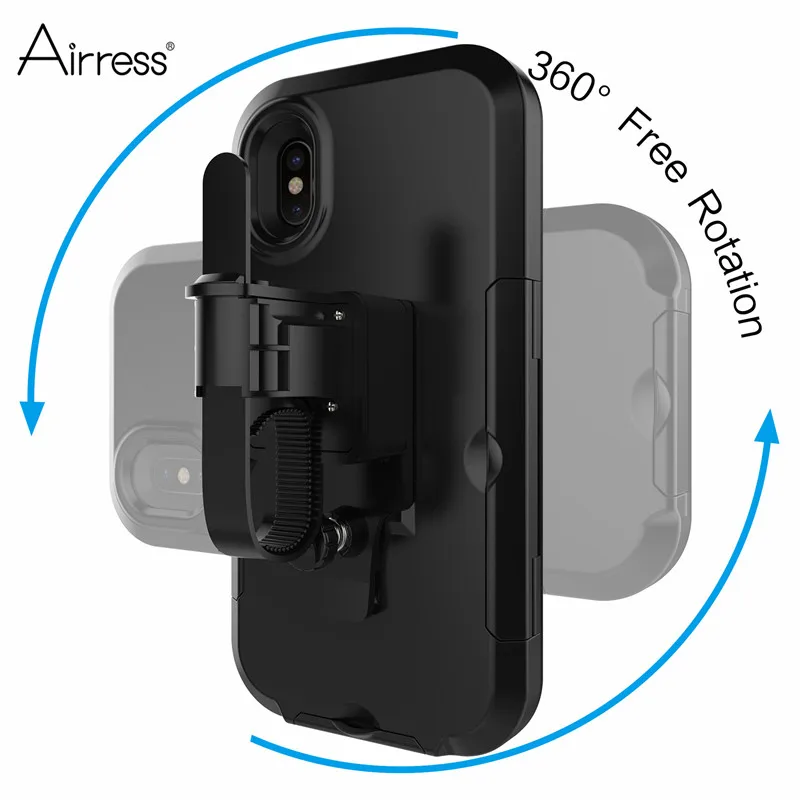 Airress раме велосипеда Водонепроницаемый чехол для iPhone х мотоциклов держатель руля