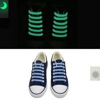 12 pcsset luminous silicone shoelaces flash party glowing shoes lace shoestrings lazy no tie shoelaces for men and women l4