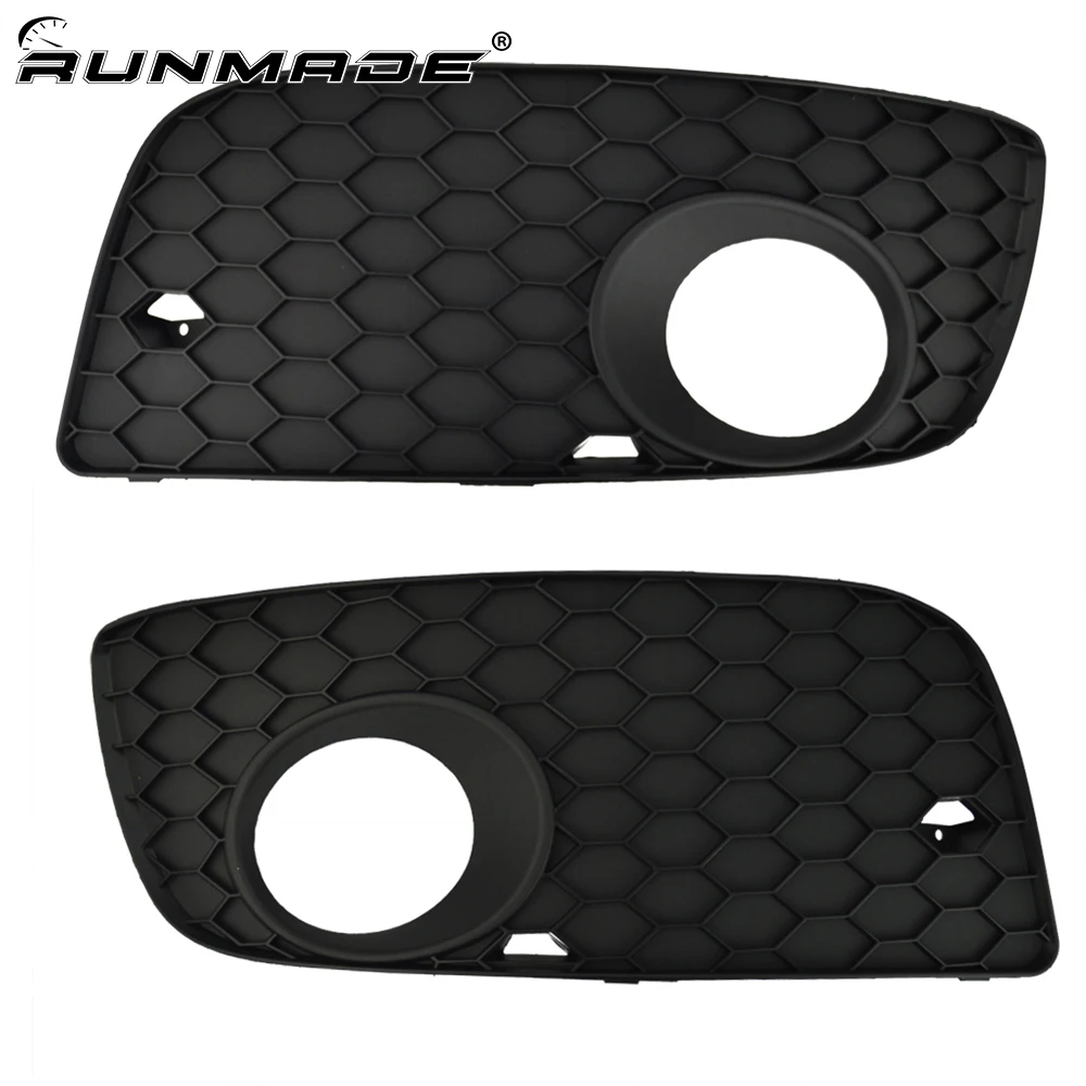 

runmade ABS Plastic Front Bumper Fog Light Grill Grille For VW Golf 5 MK5 GTI 2006-2008 1KO 853 665S 1KO 853 666P