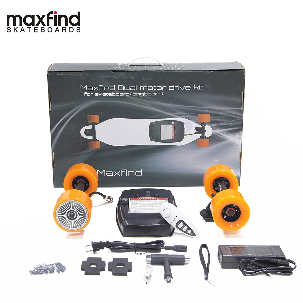 Maxfind одномоторный Электрический Лонгборд 4 колёса Электрические Скейтборды с