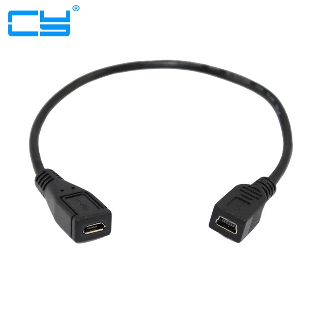 25 см USB 2 0 Mini 5 Pin A Female To Micro 5p Socket Короткий Кабель-адаптер | Компьютеры и офис