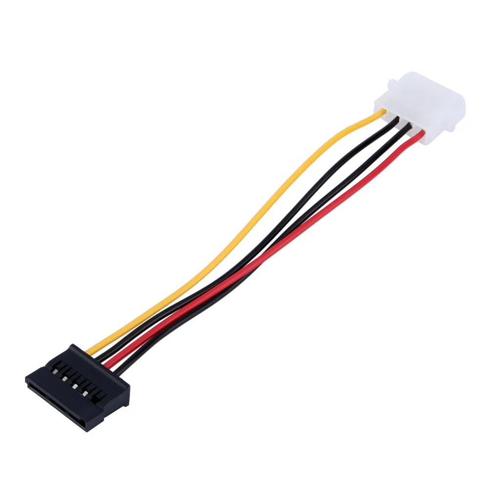 1 шт. Serial ATA SATA 4 Pin IDE к 15 HDD адаптер питания кабель жесткого диска папа женскому