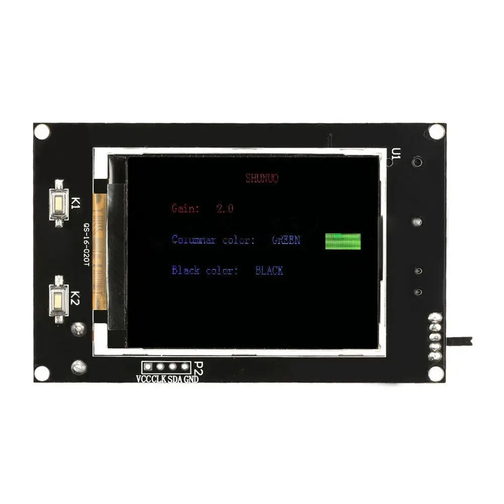 2.4&quot LCD Music Spectrum Display Analyzer MP3 PC Amplifier Audio Level Indicator | Электроника