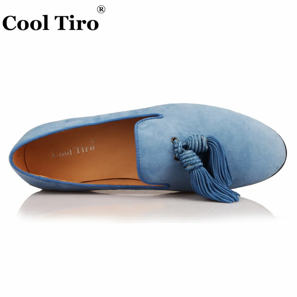 Стильные мужские лоферы Tiro Замшевые слипоны с кисточками свадебная модельная