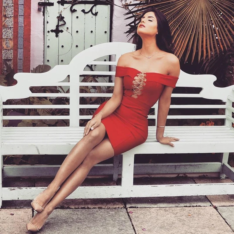 INDRESSME новое женское сексуальное летнее платье без рукавов с открытыми плечами и вырезом лодочкой