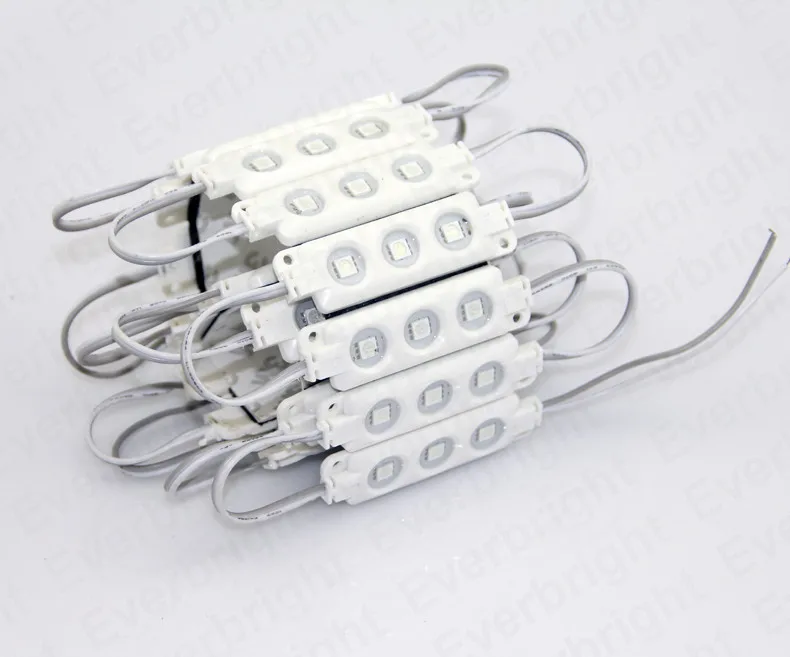 Водонепроницаемые светодиодные модули IP65 20 шт./лот 5050 12 В постоянного тока SMD 3
