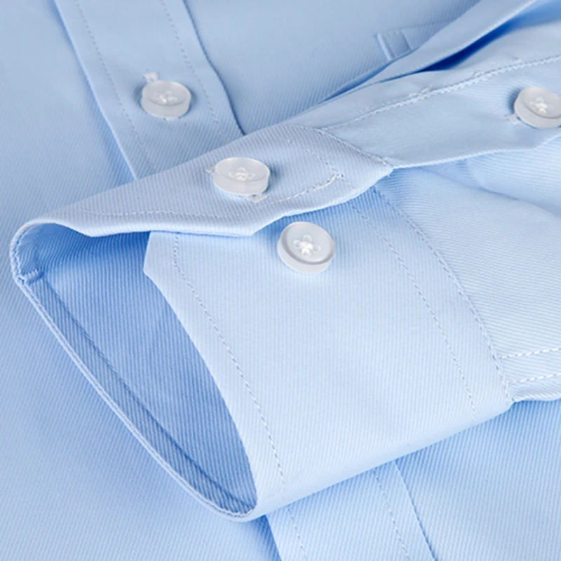 DAVYDAISY Новое поступление Осенняя мужская рубашка с длинными рукавами однотонная