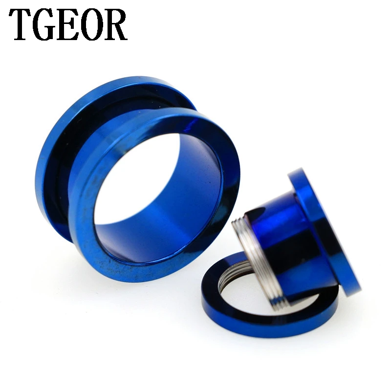 Туннель для ушей с титановым покрытием 20 шт.|ear tunnel|flesh tunnelpiercing wholesale |