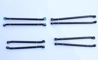 4pcs robs 1/10 Масштаб RC трактор для езды по скалам SCX10 шасси Cherokee шатун рулевая продольная тяга колесная база 313 мм ax90046 ax90047 ковшом размером 4х4 - Цвет: 4pcs robs