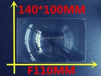 rectangle 140100mm fresnel lens focal length 110mm lens support custom made fresnel lens solar diy projector hot 2016