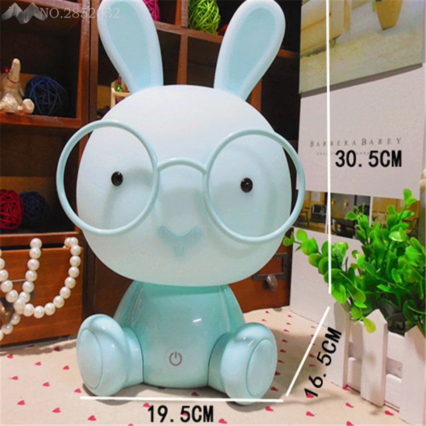 JW_Cute Baby лампа для спальни ночник с кроликом светодиодный светильник