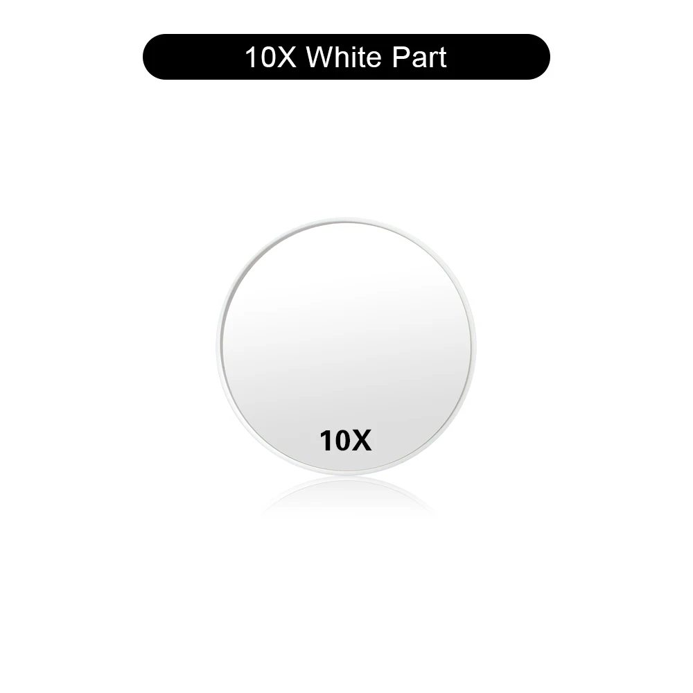 10X Mirror 11 ОГНИ путешествия светодиодный макияж зеркало 1X 3X увеличительное Стекло Женская сумочка Компактный Карманный Зеркала для косметики Портативный USB кабель - Цвет: 10X Mirror