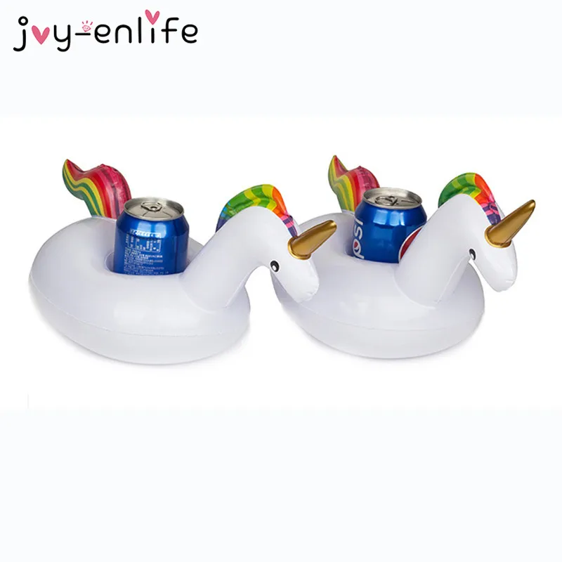 JOY ENLIFE 15 шт. Единорог надувной фламинго подстаканник напиток плавающий вечерние