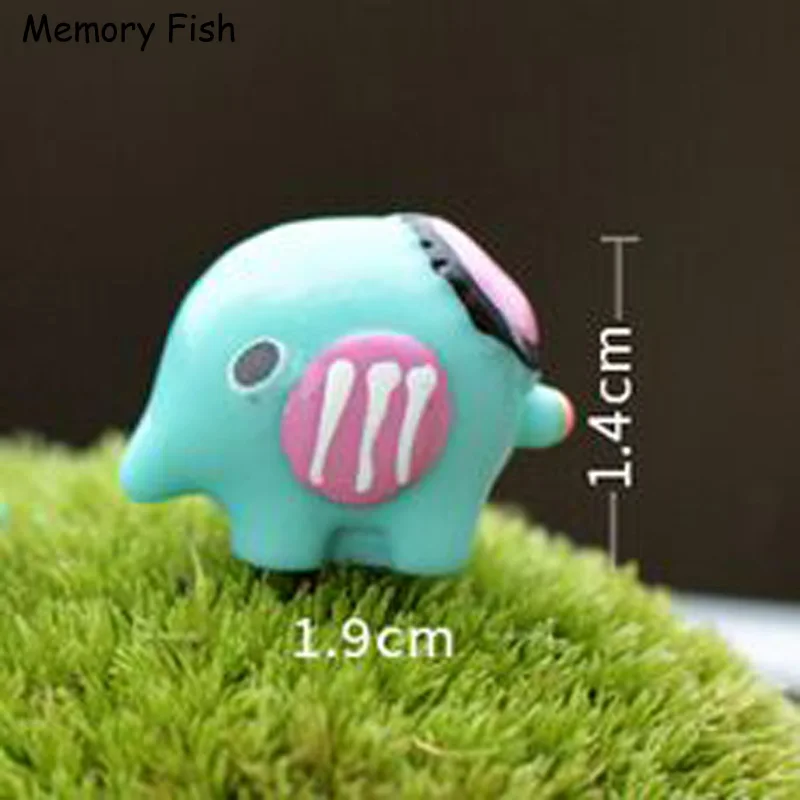 Микро сад украшения мультфильм милый мини Слон Статуэтка аниме фигурка кукла дом