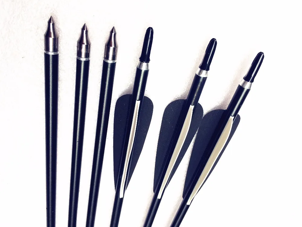 Алюминиевые стрелы для охоты 6 шт. | Спорт и развлечения