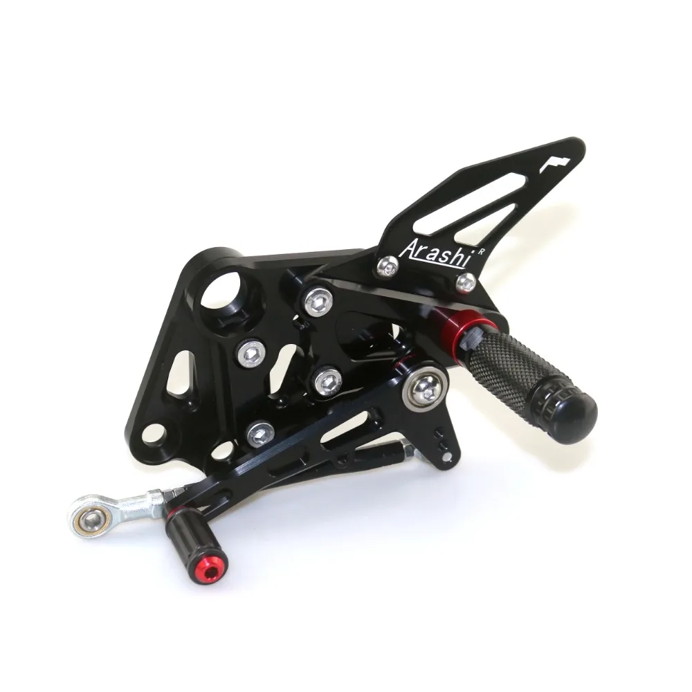 CNC регулируемый задний комплект Rearsets подставка для ног KTM RC125 RC200 RC390 2014 2016 2017 2018 2019