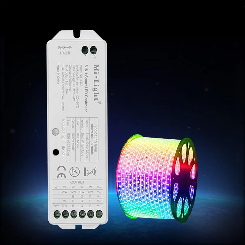 Mi. light B8 настенная сенсорная панель FUT089 8 Zone 2 4G RF Remote LS2 5 в 1 Smart Led контроллер для RGB +