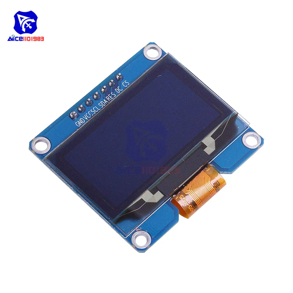 Модуль ЖК дисплея diymore SSD1309 SPD0301 1 54 дюйма 7 контактов с интерфейсом SPI I2C OLED экран 12864