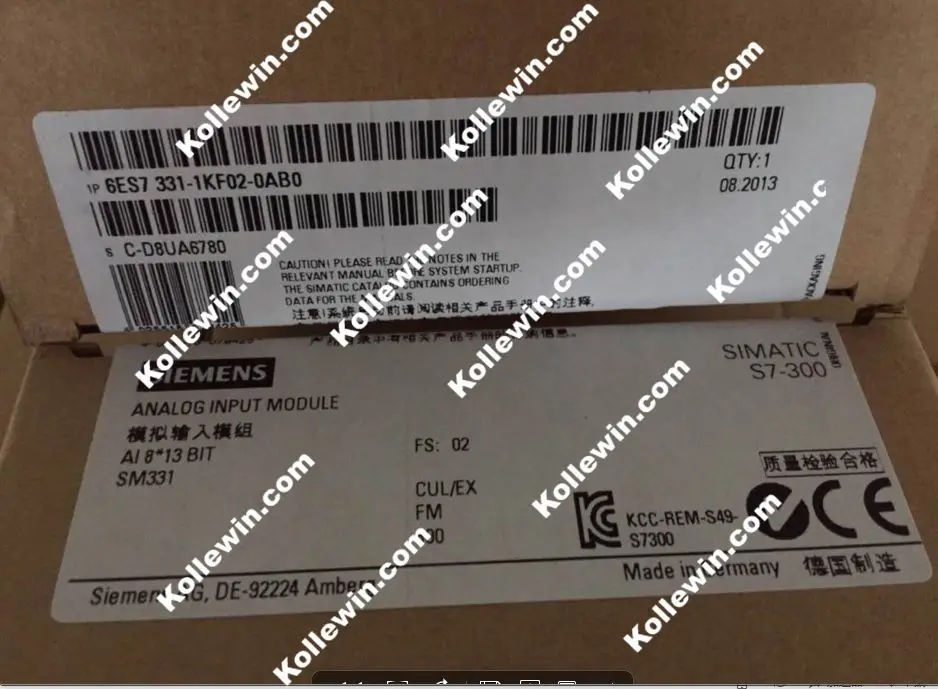 

NEW Original 6ES7331-1KF02-0AB0 Analog Input Module, SIMATIC S7-300 6ES7 331-1KF02-0AB0,66 MS Module Update 6ES73311KF020AB0