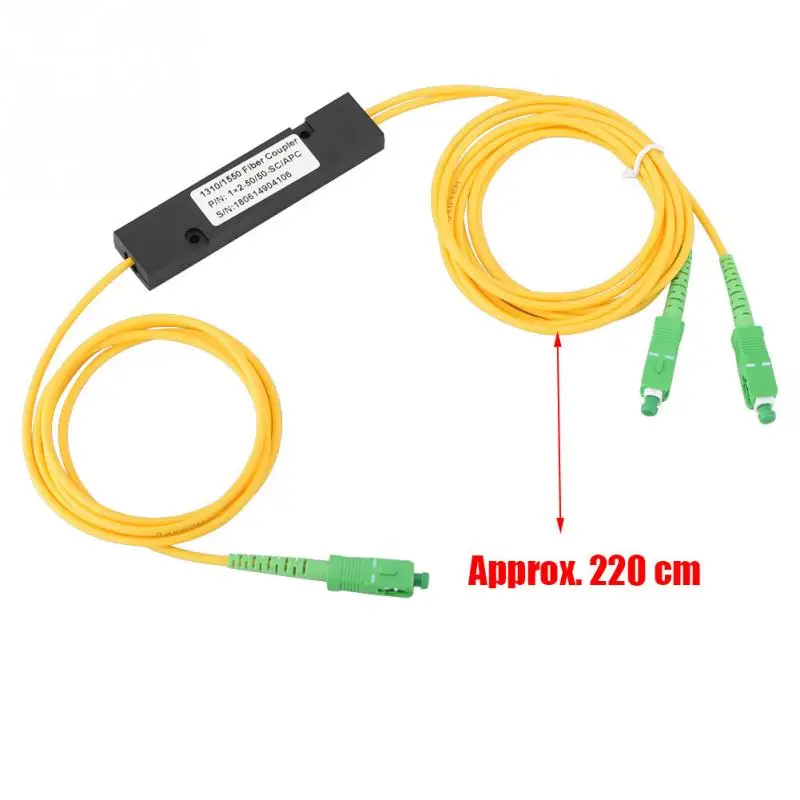 SC APC 1X2 PLC одномодовый волоконно-оптический сплиттер SC/UPC PCL |