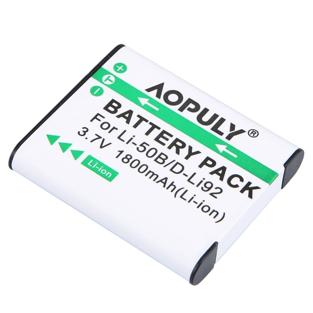 AOPULY 3 шт. LI-50B LI 50B LI50B аккумуляторная батарея для Olympus Для Pentax D-LI92 XZ-1 SP-800UZ |