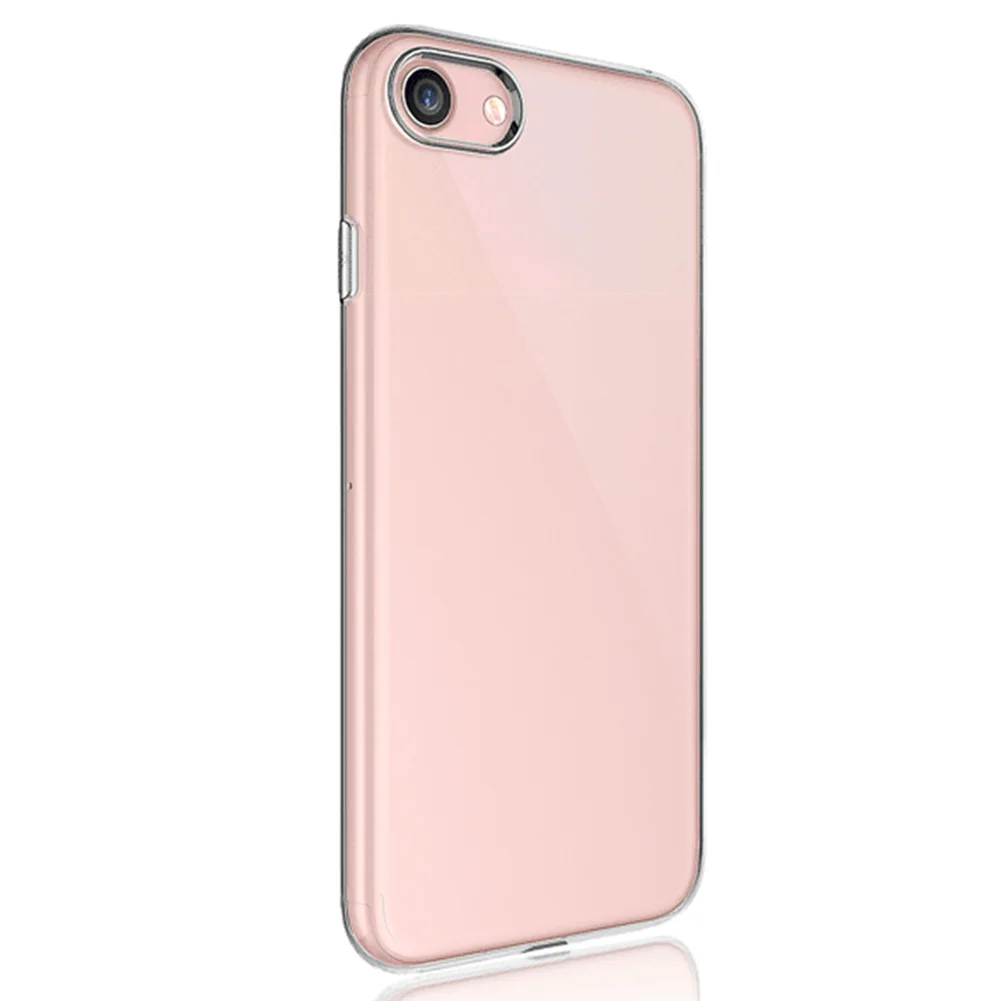 Модный прозрачный чехол для телефона iphone TPU Мягкий тонкий сотового Прозрачный