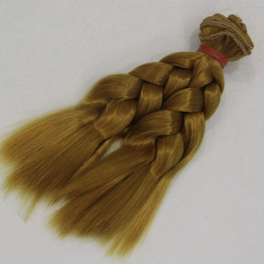 1 шт. 15*100 см высокая температура волокна Мода Имитация шерсти рулон куклы волосы