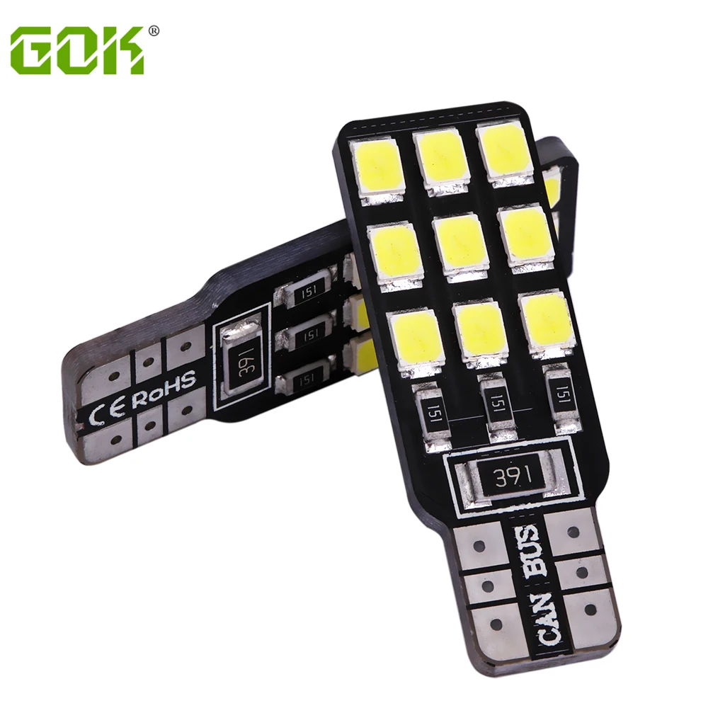 2 шт. Автомобильные светодиодные лампы canbus 18smd 2835 194 168 12 В|12v car led lamp|t10 2835lamp lamp |