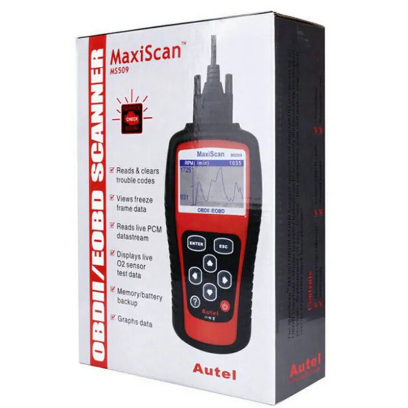 AutoLink OBD2 / CAN Scan Tool Car Diagnostic Tools OBD 2 Scanner Multilingual Menu MS509 detector | Автомобили и мотоциклы