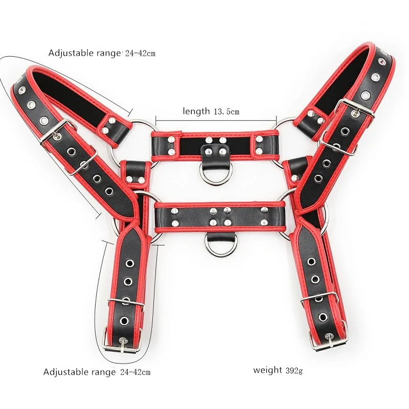 New adjustable PU Leather belt Body chest bondage restraint BDSM cage Exotic Accessories Tool harness Slave no vibrator sex toy | Красота и