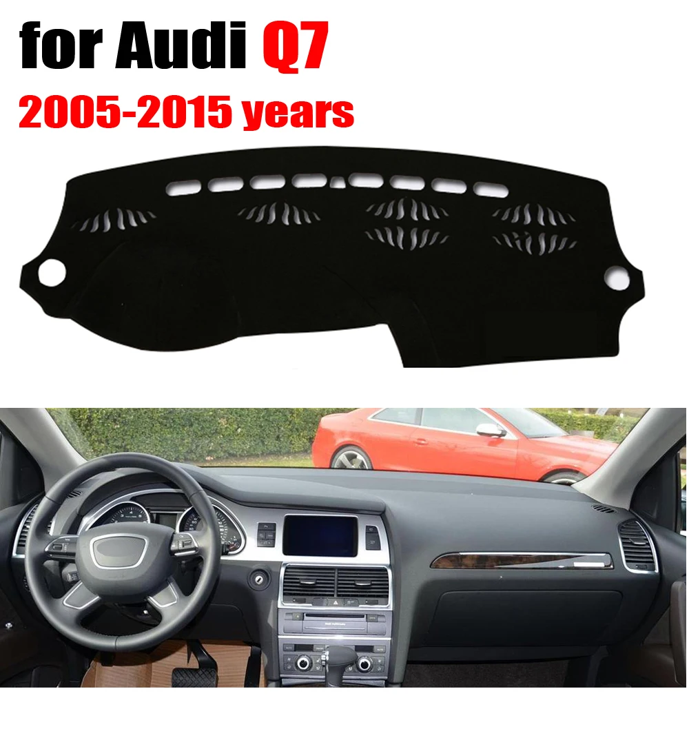 

Коврик для приборной панели автомобиля Audi Q7 2005-2015 годы, левосторонний коврик для приборной панели, автомобильные чехлы
